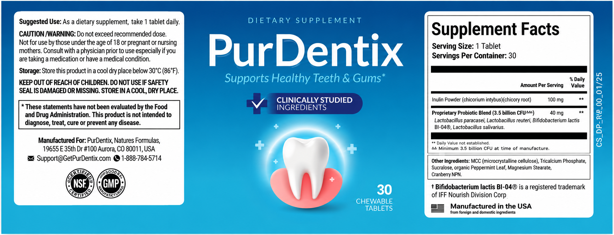 PurDentix Label